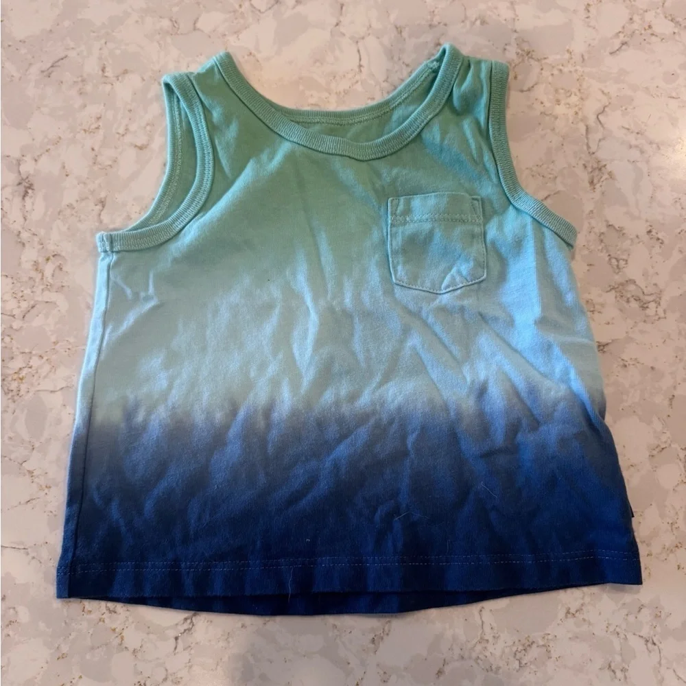 6-12M - Gap - Blue Ombre Tank Top and Shorts Set
